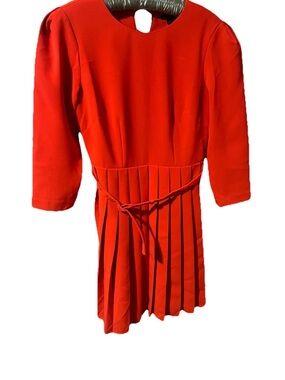 Ann Taylor Bold Orange 3/4 sleeve SZ 0 Dress NWT